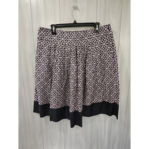 Women's Fashion Bug Flare Geometric Skirt Pockets Y2K 90s Retro Fairy Plus
